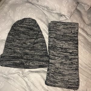 Victoria secret beanie and scarf set